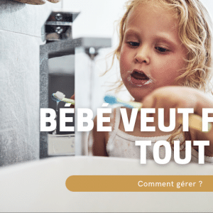 bébé veut faire tout seul